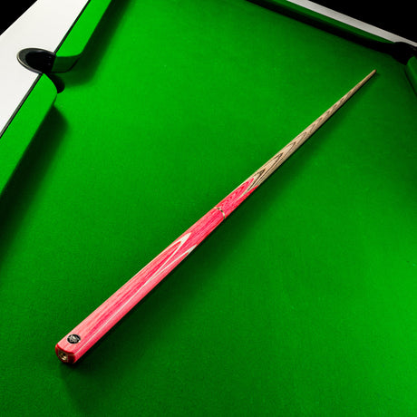 PRO147 Flamingo 3/4 Joint Snooker and Pool Cue and Case Set with 9.5mm Red Layered Pro Tip PRO147