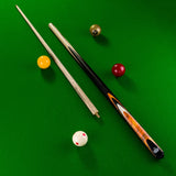 Kudos Bullet 2 Piece Centre Joint Ash Snooker Pool Cue and Case Set with 9.5mm Tip