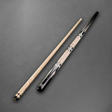 Jonny 8 Ball Harpoon 58 Inch 2 Piece American Pool Cue and Case Set 13mm Layered Tip