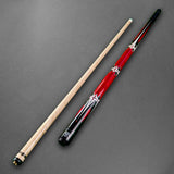 Jonny 8 Ball Harpoon 58 Inch 2 Piece American Pool Cue with Birch Shaft and 13mm Layered Tip