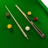 PRO147 Pro Match Walnut 2 Piece Snooker Pool Cue and Case Set 9.5mm Tip