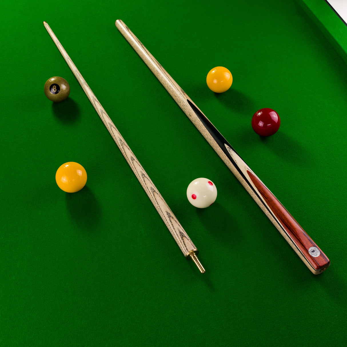 PRO147 Pro Match Rosewood 2 Piece Snooker Pool Cue and Case Set 9.5mm Tip