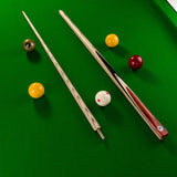 PRO147 Pro Match Rosewood 2 Piece Snooker Pool Cue and Case Set 9.5mm Tip