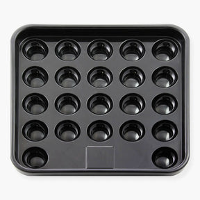 Black Hard Plastic 22 Snooker Ball Tray Carrier For 2 1/16" Snooker Balls Cue & Case