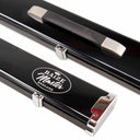 Baize Master 3/4 Black Luxury Snooker Pool Cue Case - Holds Two 3/4 Joint Cues