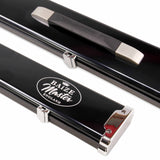 Baize Master 3/4 Black Luxury Snooker Pool Cue Case - Holds Two 3/4 Joint Cues