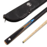 Jonny 8 Ball 42 Inch 2 Piece VANQUISH Junior Kids Snooker Pool Cue and SOFT CASE Set 10mm Tip