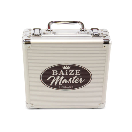 Baize Master Silver English Pool Ball Flight Carry Case - 16 Pool Balls (2 Inch)