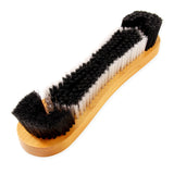 Baize Master 12 Inch Hourglass BLACK & WHITE NYLON Bristle Snooker Pool Table Brush