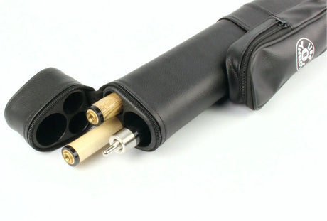 Jonny 8 Ball DOUBLE SHAFT Triangular Pool Cue Case - Holds Butt & 2 Shafts Jonny 8 Ball
