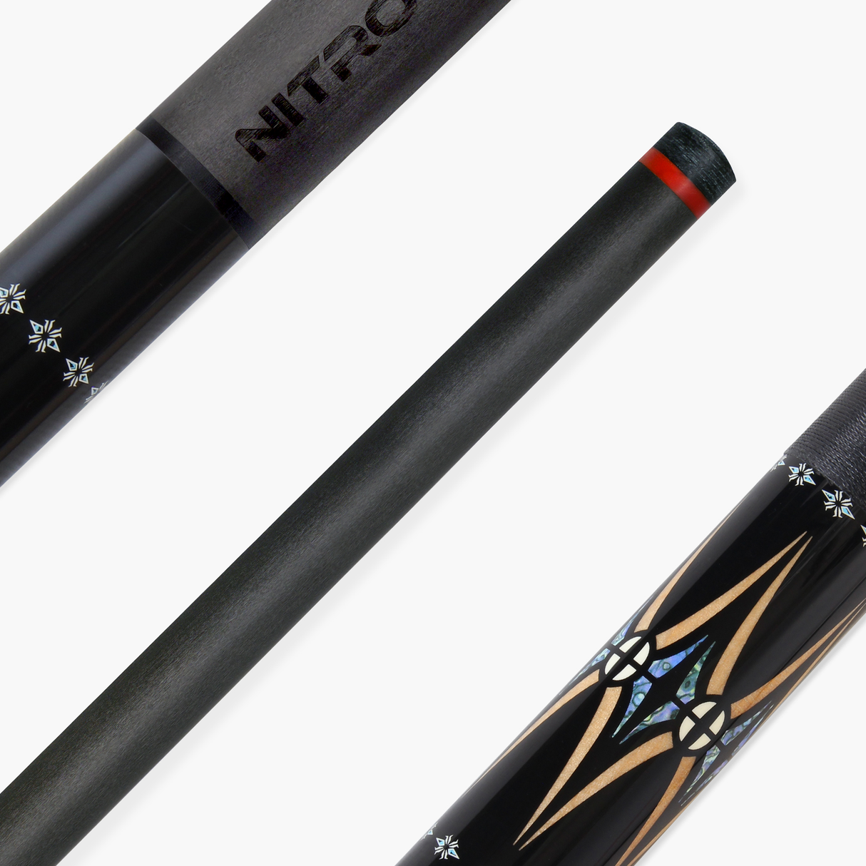 Dynamite Billiards DB1 Nitro Carbon Fiber American Pool Cue – 11.9mm HOW Black Tip – Designed by Darren Appleton