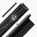 Baize Master Woodgrain 3/4 3 Slot Aluminium Snooker and Pool Cue Case - Holds 2 Cues + Extensions