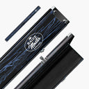 Baize Master Woodgrain 3/4 3 Slot Aluminium Snooker and Pool Cue Case - Holds 2 Cues + Extensions