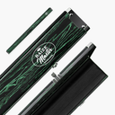 Baize Master Woodgrain 3/4 3 Slot Aluminium Snooker and Pool Cue Case - Holds 2 Cues + Extensions