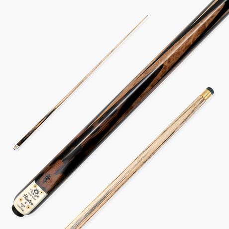 O’MIN “Hunter III” One Piece Hand Spliced 57 Inch Ultra Luxury Professional English Pool Cue with Hand-Fitted Omin Cues Pro 8.3mm Tip – Handmade in Thailand by O’MIN Cues Baize Master