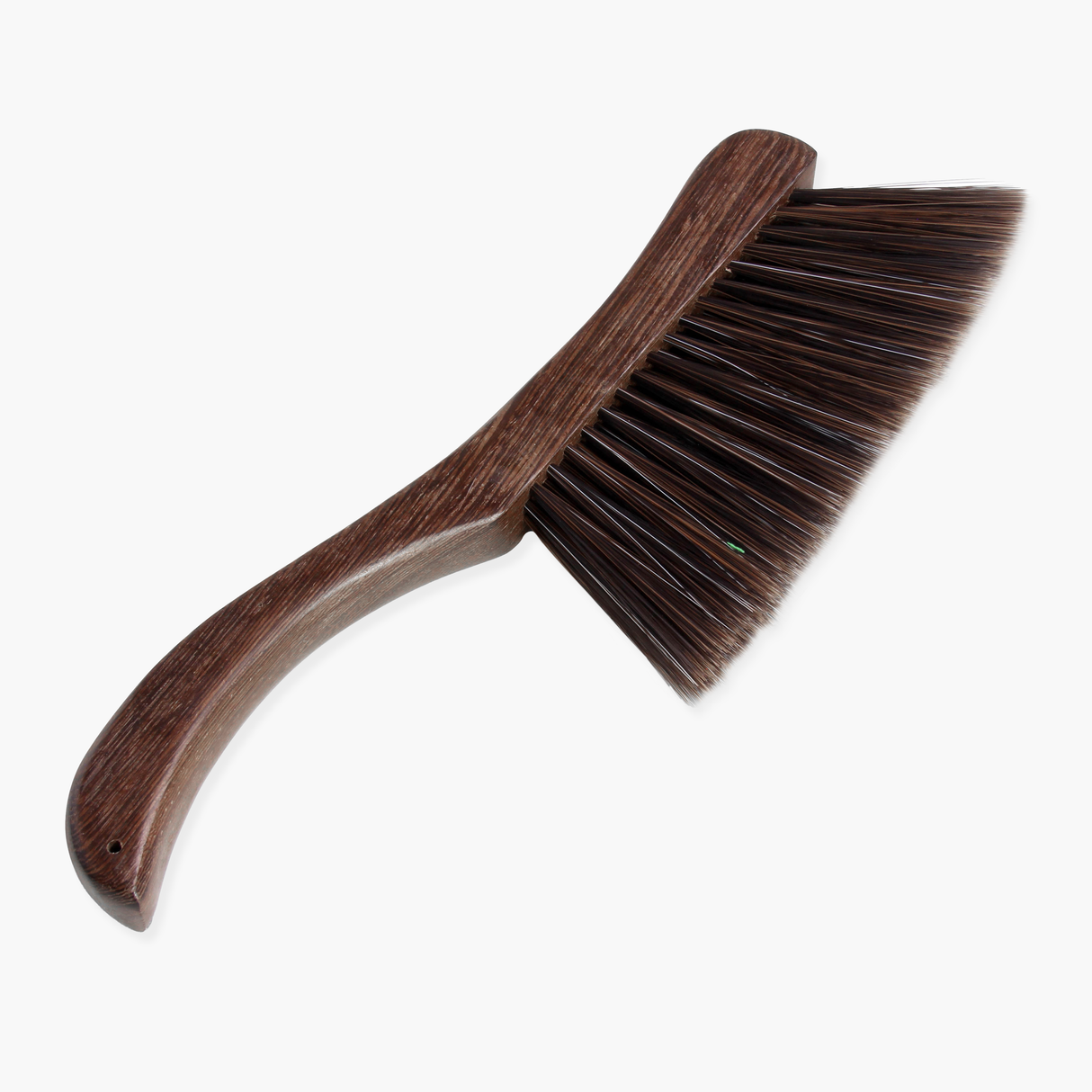 Giant Brown Snooker and Pool Rail Brush 14 Inch Handle with 8 Inch Imitation Horsehair Bristles