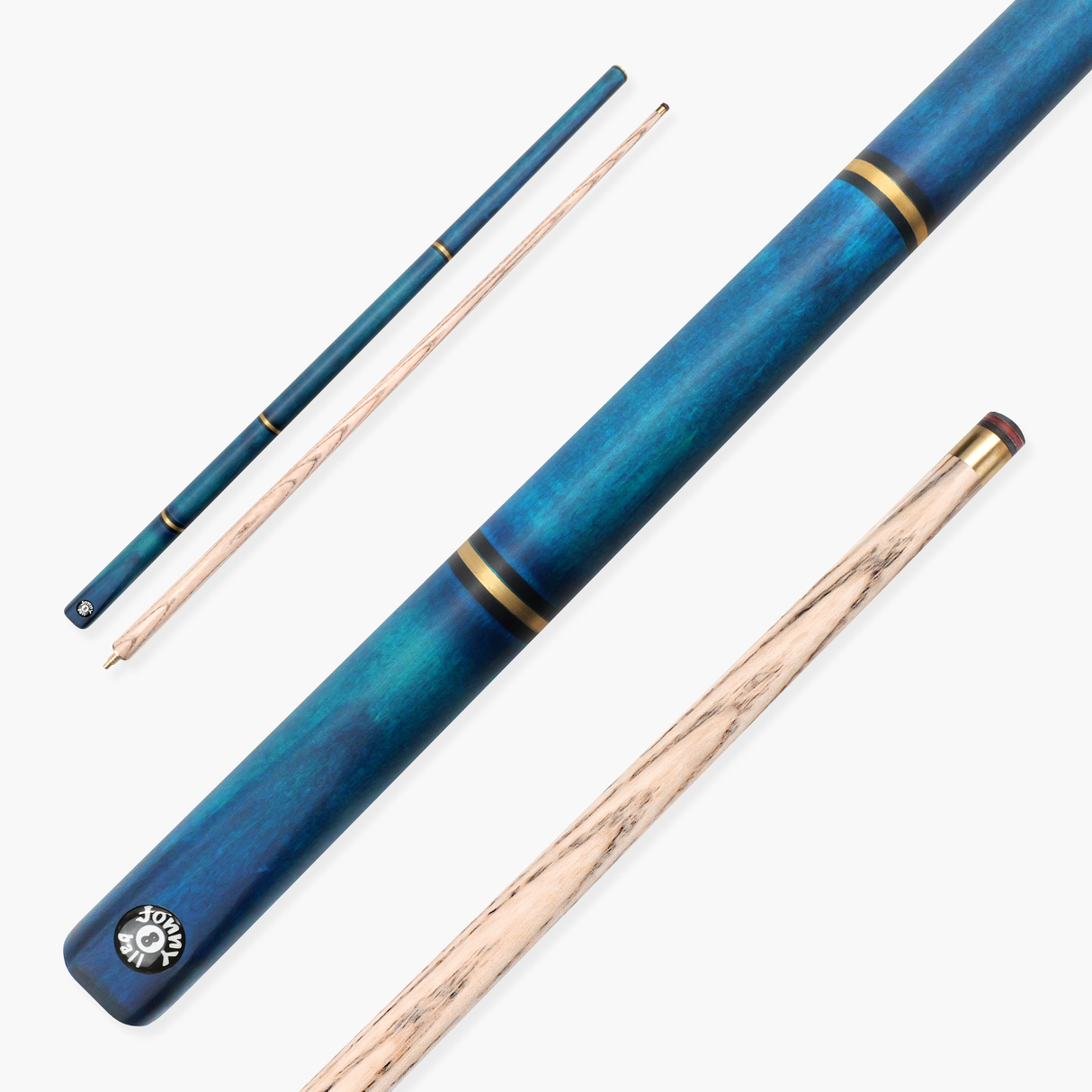 Jonny 8 Ball COMBI Length Adjustable 5 Piece Ash Snooker Pool Cue – 9mm Tip