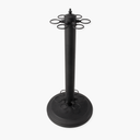 Funky Chalk Freestanding COMPACT Metal Pool and Snooker Cue Rack For Up To 6 Cues