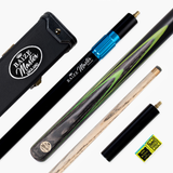 Baize Master GREEN EMPEROR SNOOKER CUE SET with Case 2 x Extensions and Chalk