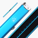 Baize Master SATIN LINE One Piece Luxury Snooker Pool Cue Case - Holds 2 Cues