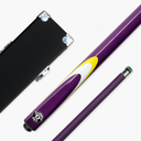 Jonny 8 Ball Inferno 2 Piece Graphite Fiberglass Cue and Case Set 9.5mm Green Layered Tip