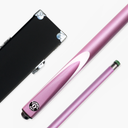Jonny 8 Ball Inferno 2 Piece Graphite Fiberglass Cue and Case Set 9.5mm Green Layered Tip