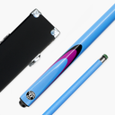 Jonny 8 Ball Inferno 2 Piece Graphite Fiberglass Cue and Case Set 9.5mm Green Layered Tip