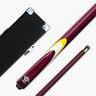 Jonny 8 Ball Inferno 2 Piece Graphite Fiberglass Cue and Case Set 9.5mm Green Layered Tip