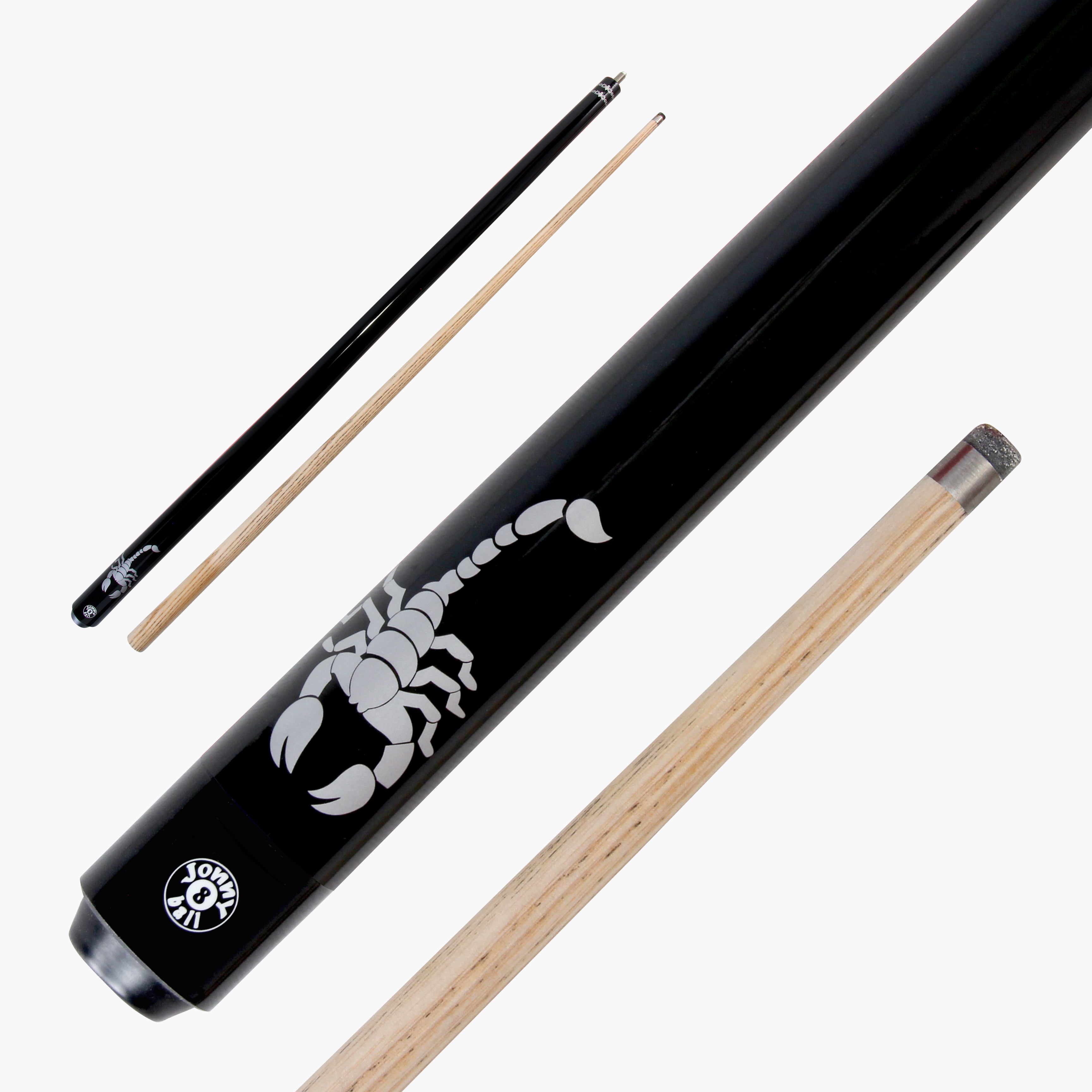 Scorpion Ash Cue by Jonny 8 Ball - Pristine Precision – Cue + Case