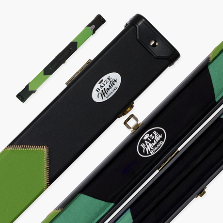 Baize Master Deluxe ARROW 2 Piece Snooker Pool Cue Case with Matching Colour Interior