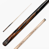 Baize Master Platinum Exotic Series Black Ivory One Piece Luxury English Pool Cue with 8mm Pro Impact Hybrid Tip