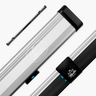 Baize Master Fusion ¾ 2 Slot Luxury Aluminium Snooker and Pool Cue Case with Trigger™ Lock – Holds 1 x ¾ Joint Cue + Extensions Baize Master