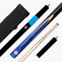PRO147 Trident 1 Piece Snooker and Pool Cue and Case Set with 9.5mm Layered Tip