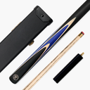 Jonny 8 Ball Sniper 3/4 Pool Cue and Case Set 8mm Tip with Black Hard Case + Mini Butt