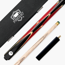 PRO147 Lancet 3/4 Joint Snooker and Pool Cue and Case Set with 9.5mm Green Layered Tip