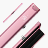 Baize Master Summit One Piece Two Slot Luxury Aluminium Snooker and Pool Cue Case with Chunky Metal Ends – Holds 2 x One Piece Cues