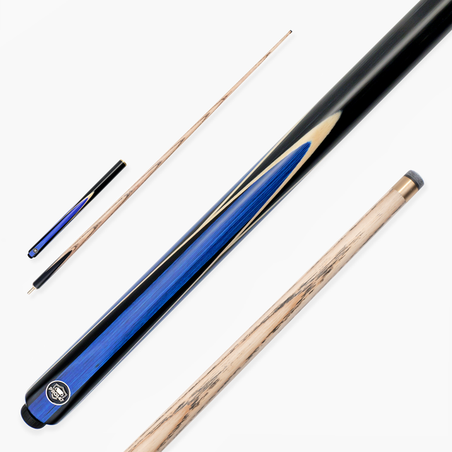 PRO147 Jester 57 Inch 3/4 Joint Hand Spliced Snooker and Pool Cue with 9.3mm Pro Tip PRO147