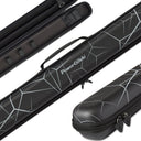 PowerGlide Svartur 2 Piece Tubular Snooker Pool Cue Case - Max Shaft Length 75cm