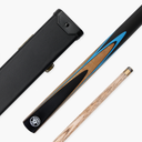 Jonny 8 Ball 48 Inch 2 Piece VANQUISH Junior Kids Snooker Pool Cue and HARD CASE Set 10mm Tip