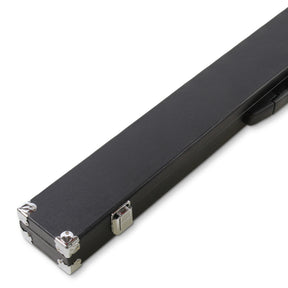 2 Piece Snooker Pool Cue Case with Reinforced Corners and Chalk Compartment