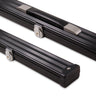 1 Piece Wide Aluminium LOCKABLE LUXURY Snooker Pool Cue Case - Holds 2 Cues