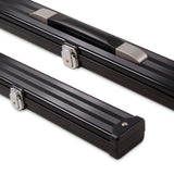 1 Piece Wide Aluminium LOCKABLE LUXURY Snooker Pool Cue Case - Holds 2 Cues