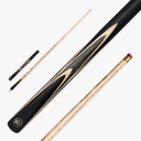 Baize Master 3/4 CRUCIBLE Hand Spliced 57 Inch Ash Snooker Pool Cue with 9.5mm Tip + Mini Butt Extension