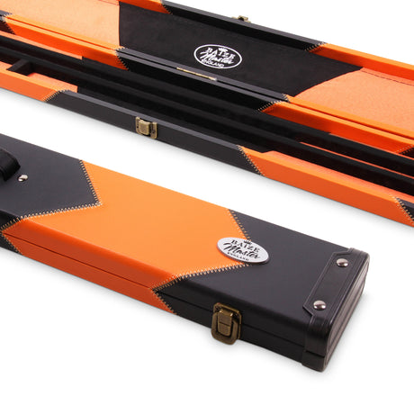 Baize Master 2 Piece 3 SLOT ARROW Snooker Pool Cue Case with Plastic Ends