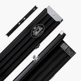 Baize Master Pro Line Wide 3/4 3 Slot Luxury Aluminium Snooker and Pool Cue Case - Holds 2 Cues