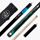 Baize Master Emerald Centurion 3/4 Joint Snooker and Pool Cue and Case Set with 9.5mm Pro Impact Hybrid Tip Baize Master