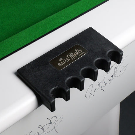 Baize Master Weighted Rubber Cue Holder – Attaches to Edge of Table - For 4 or 5 Cues