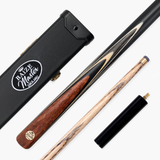 Baize Master Rosewood Marksman ¾ Joint English Pool Cue and Case Set with 8.5mm Baize Master Blue Pressed Tip