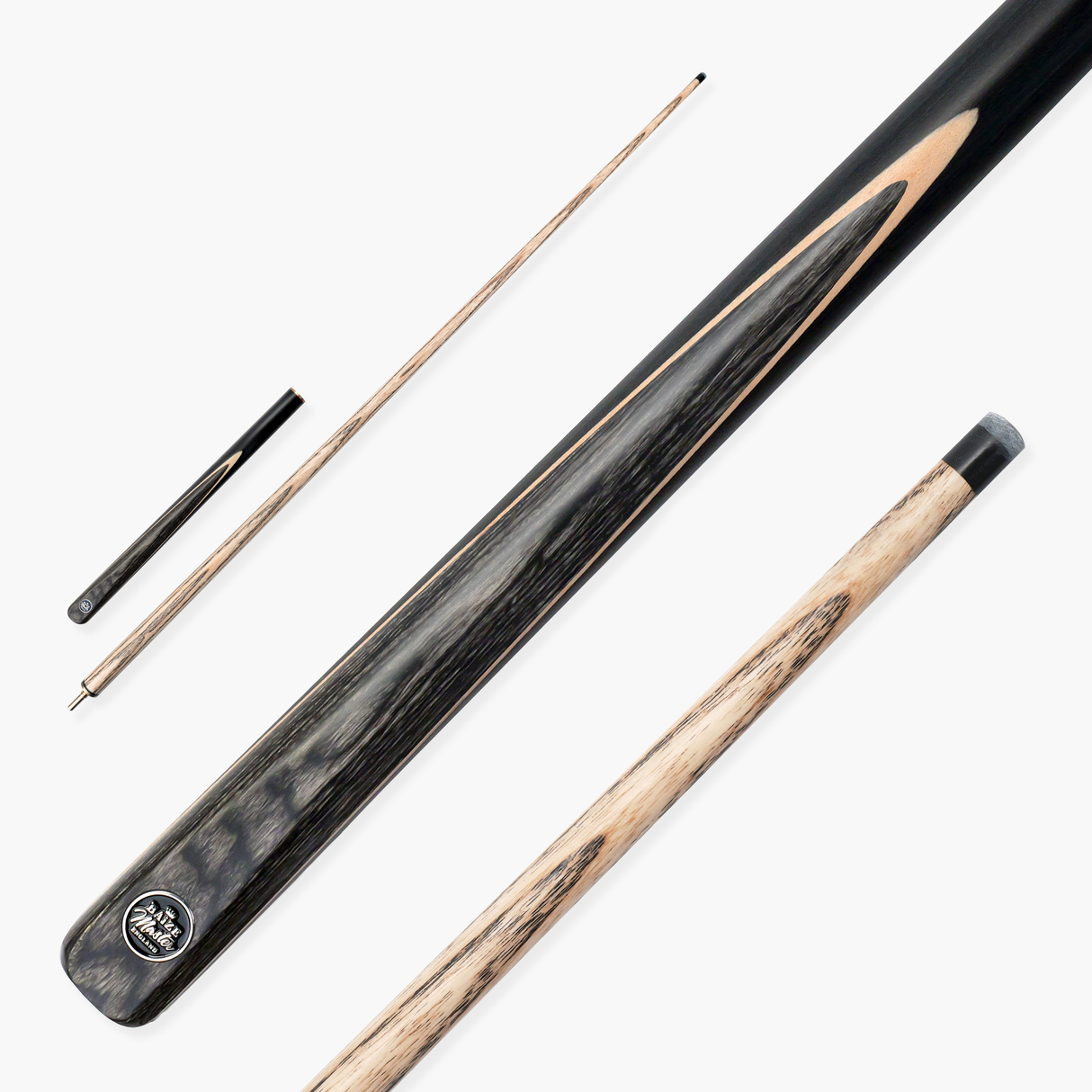 Baize Master Grey Crusher 57 Inch ¾ Joint English Pool Break Cue - 11mm Tip – For Breaking Only