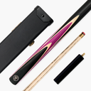 Jonny 8 Ball Sniper 3/4 Pool Cue and Case Set 8mm Tip with Black Hard Case + Mini Butt
